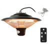 GEKO G80580 Závěsná lampa, infrazářič s dálkovým ovládáním 1500W