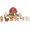 Adam Toys balančná hra puzzle farma so zvieratkami