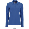 SOL'S | Perfect LSL Women, Dámske polo s dl. rukávom, modrá royal, L