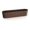 Prosperplast Kvetináč BOARDEE Case 587x144x130 mm, hnedý