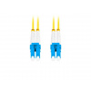LANBERG optický patch cord SM LC/UPC-LC/UPC duplex 2m LSZH G657A1 průměr 3mm, barva žlutá
