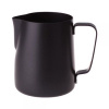 Džbán na šľahanie mlieka z nerezovej ocele RHINOWARES PROFESSIONAL MILK JUG ČIERNY 600 ml