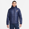 Nike Paris Saint Germain Fleece Lined Hooded Jacket Adults Blue/Black XL