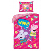 Halantex Obliečky Peppa Pig wow Bavlna 140x200 70x90