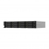 QNAP TS-1264U-RP NAS Rack (2U) Ethernet / LAN pripojenie Hliník, Čierna (TS-1264U-RP-8G)