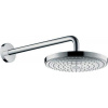 HansGrohe Raindance Select S - Hlavová sprcha 240, 2 prúdy, sprchové rameno 390 mm, biela/chróm 26466400