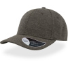 Atlantis Headwear Kšiltovka Feed, 6 panelová, baseballová COT33016067099-dark grey Šedá tmavá UNI