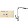Set Sinks (dřez Perfecto 1000.1 Sahara 50 + baterie Elka Chrom - lesklý) PE100150ELCL