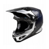 Přilba FORMULA S CARBON, FLY RACING - USA (modrá/stříbrná) 2XL