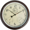 Nástenný hodinový strojček Esschert Design biely 38,3 cm