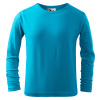 Malfini Long Sleeve 160 Detské tričko 121 tyrkysová 122