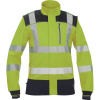 CERVA KNOXFIELD HVPS / HI-VIS pracovná bunda s odopínateľnými rukávmi - žltá 58