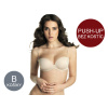 Dámska podprsenka - korzetová - push-up - Lormar Free Plus Farba: Biela, Veľkosť: 75 B