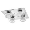 Orbis Flame 4X5.5W Click CCT IP44 Chrome