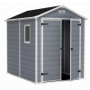 Záhradný domček Keter MANOR 6 x 8 DD sivý/biely, s podlahou, 610220