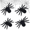 VERK GROUP Halloween pavúk 4 ks veľké strašidelné dekorácie