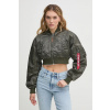 Bunda Alpha Industries MA-1 Vintage Cropped Wmn 156002 zelená L