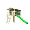 Detské ihrisko KARIBU BENJAMIN 91209 tm. sivé LG2413 - áno - nie - unisex - áno - nie - 4ks - 1ks - od 6 rokov - KARIBU HOLZTECHNIK - 2,44m - drevo - Detské drevené domčeky - terragrau - 3,25m - 1,98m