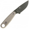 Vega ESEE IZULA-II-OD nôž na krk 7,3 cm, zelená, Micarta, čierne plastové puzdro