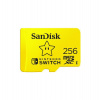 SanDisk MicroSDXC karta 256GB for Nintendo Switch (R:100/W:90 MB/s, UHS-I, V30,U3, C10, A1) licensed Product,Super Mario (SDSQXAO-256G-GNCZN)