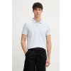 Calvin Klein polo tričko pánske s bavlnou LV04LC254G modrá L