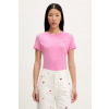 Tommy Jeans basic tričko dámske bavlnené DW0DW20459 ružová XXS