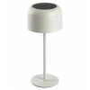 IMMAX venkovní solární LED stolní lampička CARO/ 4W/ 150lm/ CCT/ 3000K/ stmívatelná/ IP44/ bílá 08497L