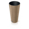 Prosperplast Květináč FURU SLIM ECO WOOD 30cm naturo