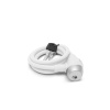 WHEEL ZONE 06433374 Zámek na kolo 57077WH bílý