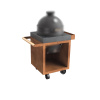 OFYR Kamado Table Corten 75 PRO+ Corten Ceramic Dark