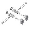 JIKA Montážna sada WC EasyFit 2.0, vhodná pre: upevnenie WC Jika Mio, Jika Mio Rimless, H8938280000001