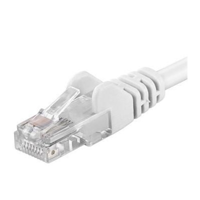 PremiumCord Patch kabel UTP RJ45-RJ45 CAT6 7m bílá sp6utp070W