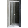 AQUALINE AMICO 100cm dvere do niky alebo do kombinácie / sprchový kút rohový, biely profil, číre sklo, G100