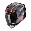 Moto přilba SCORPION EXO-1400 EVO II AIR ACCORD šedo/červená - Velikost XS