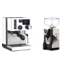 Rancilio Silvia BC PID, white + Eureka Mignon Perfetto, NX black