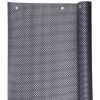 Zástena Polyratan 77 0,9x3 m, UV, 800 g/m2, antracit, tieniaca na balkón, s okami