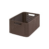 Košík Curver® STYLE2 M, tmavohnedý, 38x29x17 cm