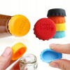 6x SILIKÓNOVÉ UZÁVERY ZÁTKY NA FĽAŠE FAREBNÉ 6KS SADA