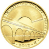Česká mincovna zlatá minca minca Negrelliho viadukt v Prahe 2012 1/2 Oz