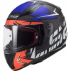 KASK LS2 FF353 RAPID CROMO MATNÁ ORANŽOVÁ MODRÁ XL 62 (KASK LS2 FF353 RAPID CROMO MATNÁ ORANŽOVÁ MODRÁ XL 62)