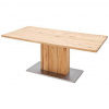Livetastic JEDÁLENSKÝ STÔL, trámový dub, farba duba, farba ušľachtilej ocele, 180/90/77 cm - Stoly - 000196083904