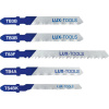 Sada pilových plátků do přímočaré pily LUX-TOOLS, 5dílná, kovová