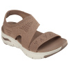 Dámske sandále SKECHERS-Arch Fit Brightest Day W mocha Hnedá 41 2025