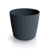 PROSPERPLAST Květináč MILLY ROUND 16,9 cm, antracit