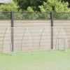 Klietka pre kurčatá, strieborná, 300 x 105 x 120 cm, galvanizovaná oceľ