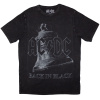 Tričko AC/DC - Back In Black Bell, Unisex,Čierna,S