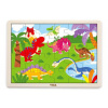 Viga Drevené puzzle 16 dielikov - dinosaury