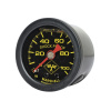 Manometer tlaku oleja Marshall, 0-100 PSI. Čierne puzdro