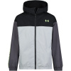 Under Armour Windbreaker Jacket Juniors Black/Rock 10-11 (L)