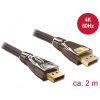 Delock DisplayPort prepojovací kábel Konektor DisplayPort, Konektor DisplayPort 2.00 m antracitová 82771 Kábel DisplayPort; 82771